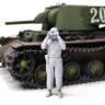 Фигура командира танка СССР 1943 г., поза 2. Масштаб 1:35