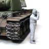 Фигура командира танка СССР 1943 г., поза 2. Масштаб 1:35