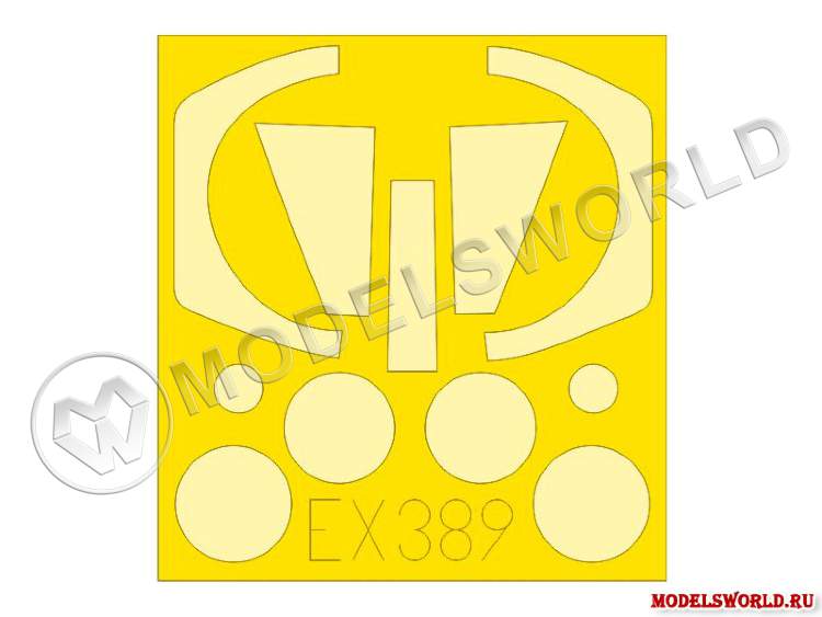 Окрасочная маска для Nesher/Dagger, Italeri. Масштаб 1:48 - фото 1