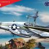 Пластиковая модель самолета F-6C Mustang - разведчик  USAAC Масштаб 1:48