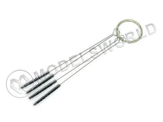 Набор ёршиков для очистки каналов аэрографа, 4 шт