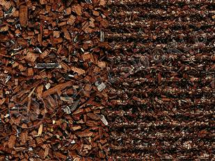 Присыпка, имитация вспаханного поля и картофельного поля, коричневый