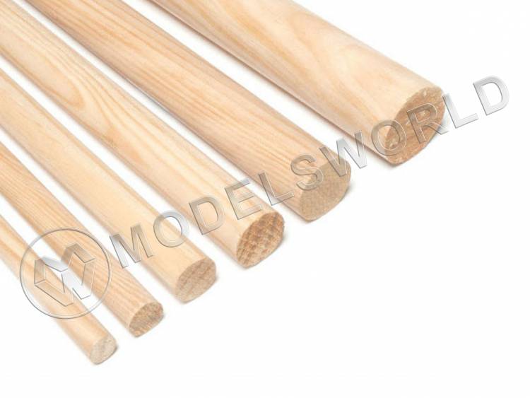 Круглая заготовка, бальза. Диаметр 6.5 мм, длина 914 мм (1 шт) - фото 1