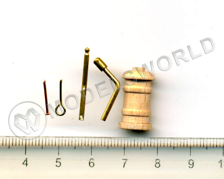 Помпа, дерево и латунь, 18 мм, 1 шт - фото 1