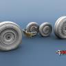 Колеса шасси МиГ-29 (9-17). Масштаб 1:48