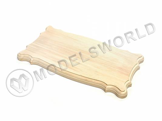 Основание фигурное 350х190 мм, липа