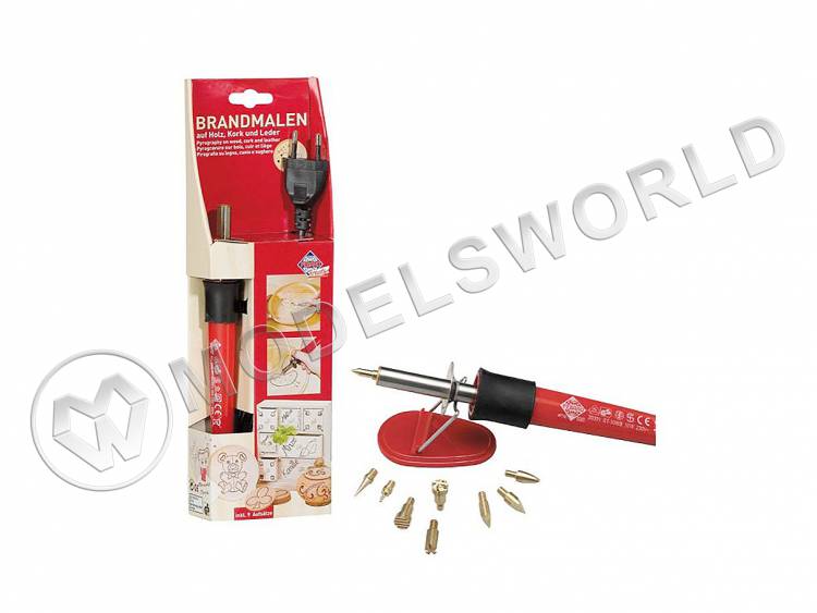 Выжигатель по дереву с 9 насадками - фото 1