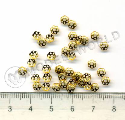 Декоративный элемент, 4 мм, металл, 1 шт.