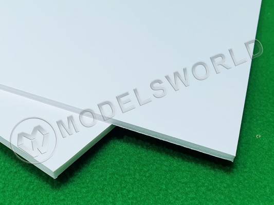 Пенокартон белый 3 мм, 2 листа 200х250 мм