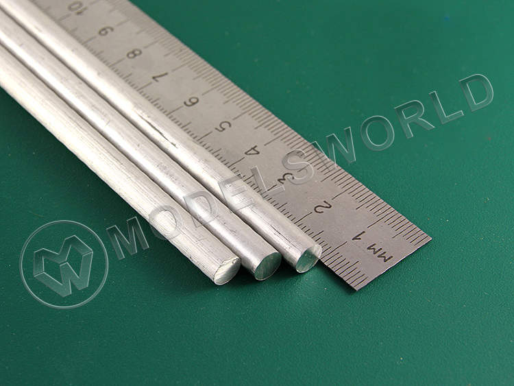 Пруток алюминиевый 6.4 мм, 1 шт - фото 1