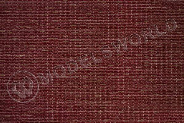 Кирпичная стена, толщина 1 мм, 20х11 см