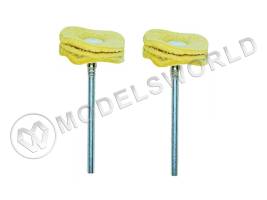 Полировальные круги из кожи Proxxon 28298, диаметр 22 мм, 2 шт