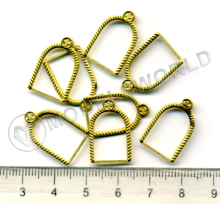 Декоративный элемент, дверь, 20 мм, металл 1 шт. Декоративный элемент, дверь, 20 мм, металл 1 шт. - фото 1