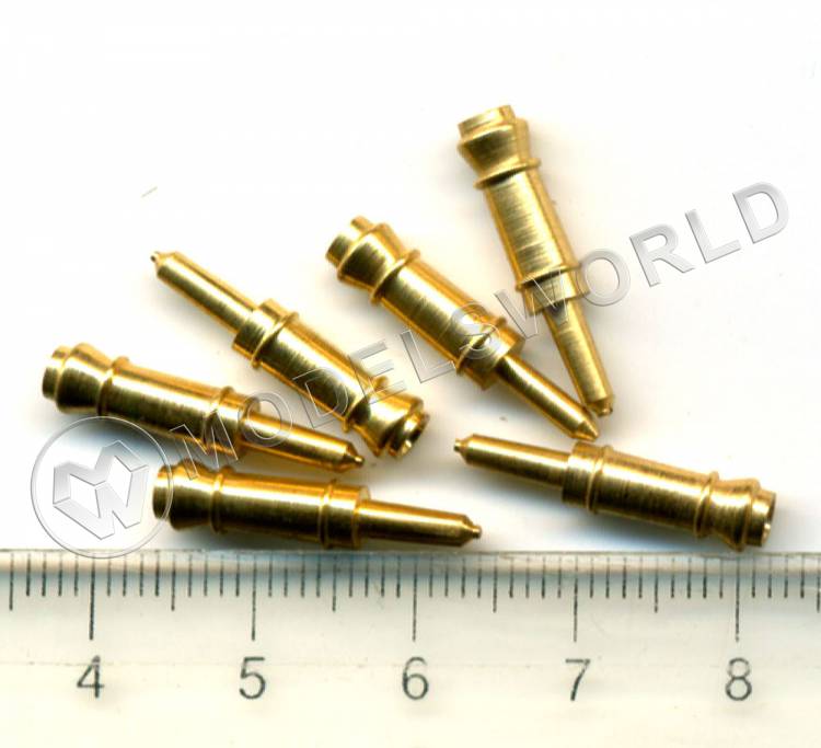 Ствол пушки усеченный, латунь, 20 мм, 10 шт - фото 1