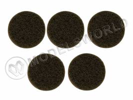 Диски из флиса для чистки и финишной обработки, средние, 25 мм, 5 шт