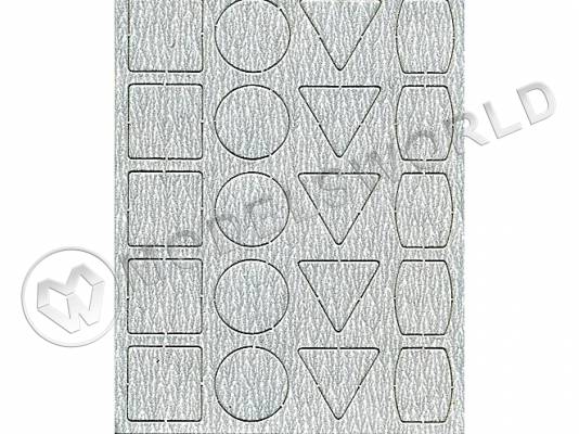 Набор шлифовальной бумаги для шлифмашинки PS13, К180, 3 листа, Proxxon 28822