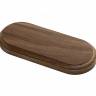 Основание овальное 210х90 мм, орех