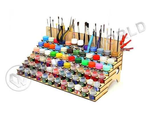 Органайзер под краску 36 мм. с отверстиями под кисточки