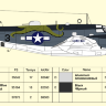 Склеиваемая пластиковая модель Американский морской ударный самолёт Локхид PV-1 «Вентура». Масштаб 1:72