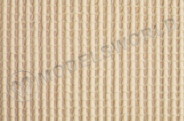 3D Черепица, бежевая, 30х12 см - фото 1