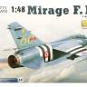 Склеиваемая платсиковая модель самолета Dassault Mirage F.1B. Масштаб 1:48