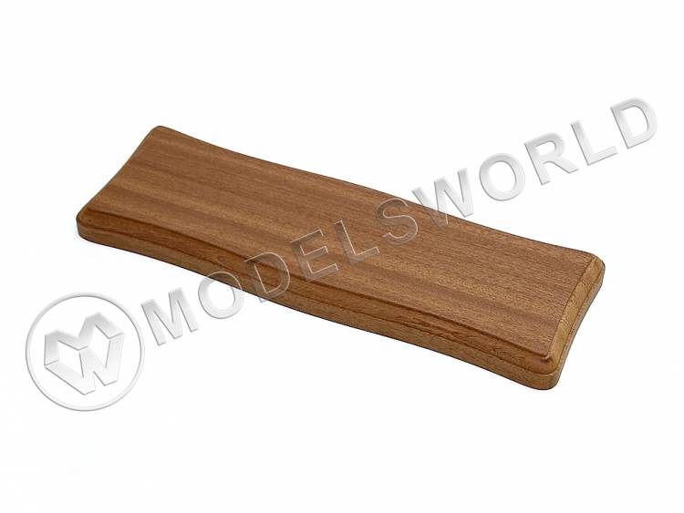 Основание фигурное 300х100 мм, красное дерево Основание фигурное 300х100 мм, красное дерево - фото 1