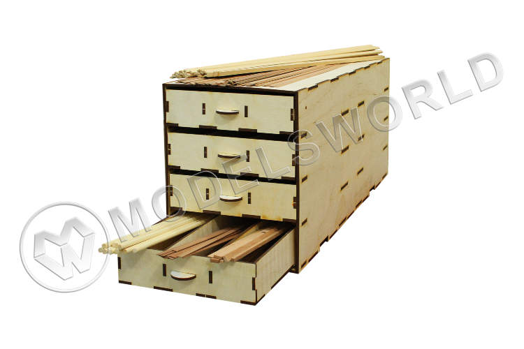 Рабочее место моделиста. Пенал под рейки - фото 1