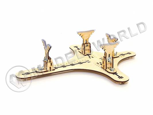 Стапель авиационный под модели самолётов (монопланы)