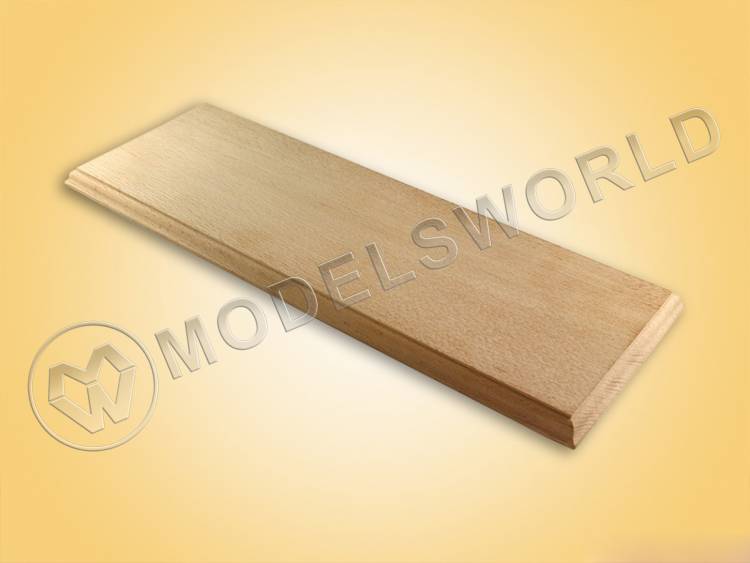 Основание прямоугольное 340x120 мм, бук - фото 1