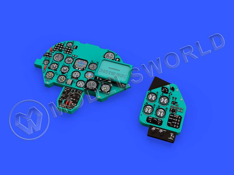 Дополнение для Ми-24В LööK приборная доска и привязные ремни, Звезда. Масштаб 1:48 - фото 1