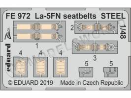 Фототравление стальные ремни для модели Ла-5ФН, Звезда. Масштаб 1:48