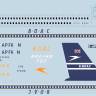 Пластиковая модель 1/144 Boeing 707 авиакомпании BOAC