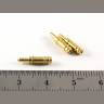 Ствол пушки усеченный, латунь, 12 мм, 10 шт