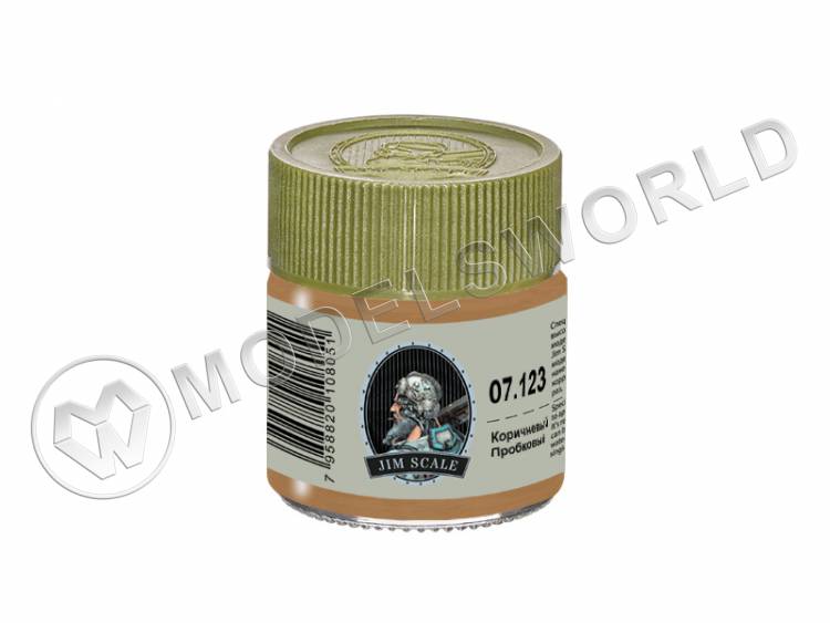Спиртовая краска Jim Scale Коричневый Пробковый, 10 мл - фото 1