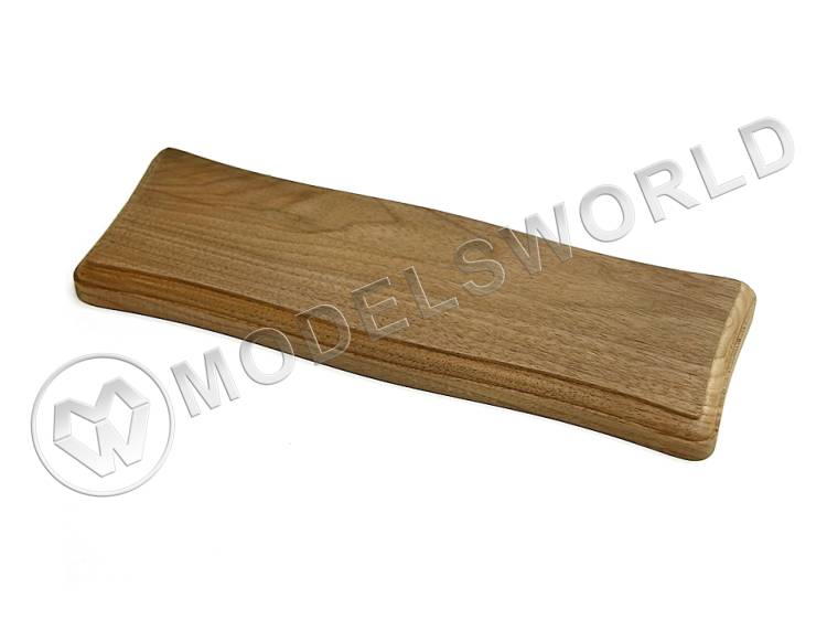 Основание фигурное 300х100 мм, орех Основание фигурное 300х100 мм, орех - фото 1