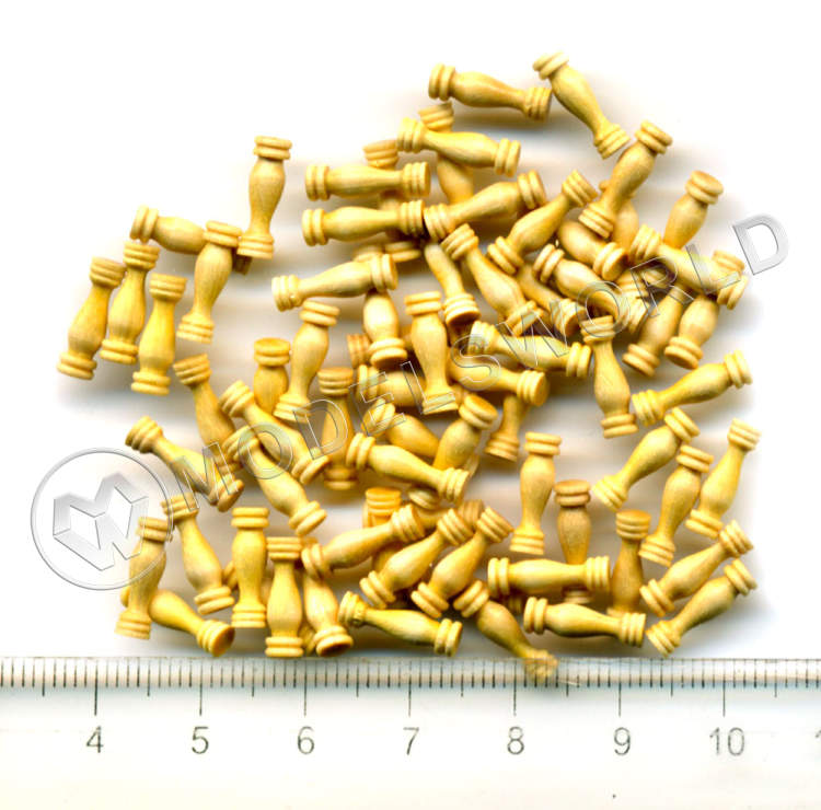 Пиллерсы, самшит, 12 мм, 10 шт - фото 1