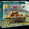 Склеиваемая пластиковая модель Немецкий тяжёлый танк "Тигр". Масштаб 1:100