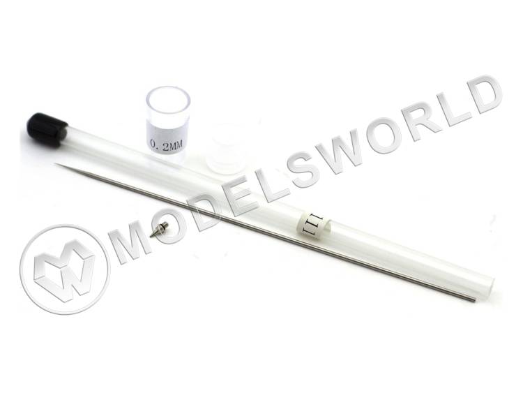 Набор для резьбовых аэрографов JAS, 0.2 мм (игла высокопрочная, сопло) - фото 1