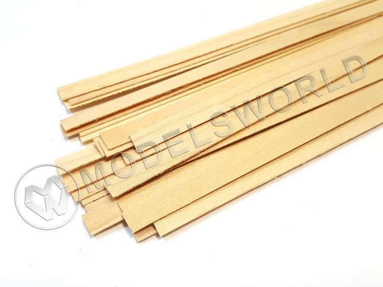 Рейка 0.5х6.0x500 мм, белый клен, 1 шт. - фото 1