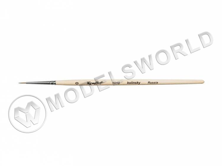 Кисть круглая из волоса колонка № 0 Кисть круглая из волоса колонка № 0 - фото 1