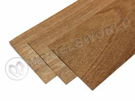 Шпон красного дерева 500х120х0.6 мм