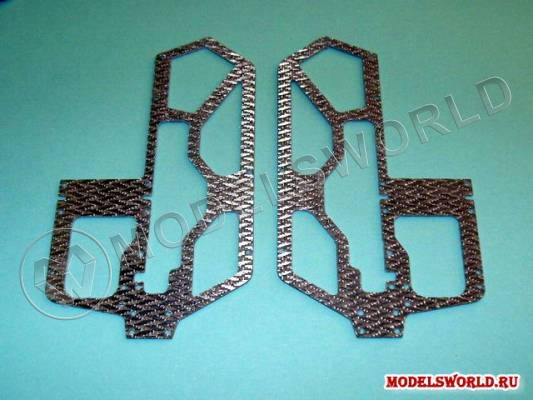 Fiberglass airframe side shelf set