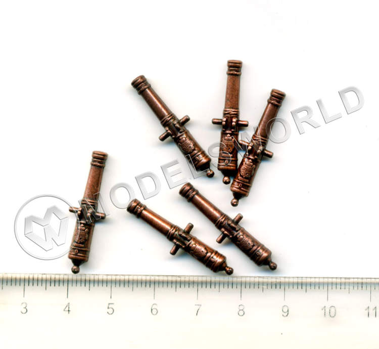 Пушка с декоративным узором, под бронзу, 28 мм, 2 шт - фото 1