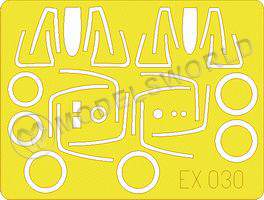 Окрасочная маска на F-8, Hasegawa. Масштаб 1:48 - фото 1