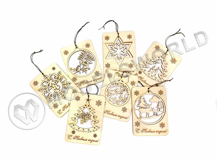 Новогодняя игрушка-открытка - фото 1