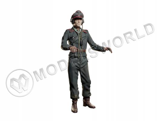 Фигура командира танка, Германия, лето 1943 г., поза 4. Масштаб 1:35