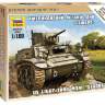 Склеиваемая пластиковая модель Американский танк "Стюарт". Масштаб 1:100