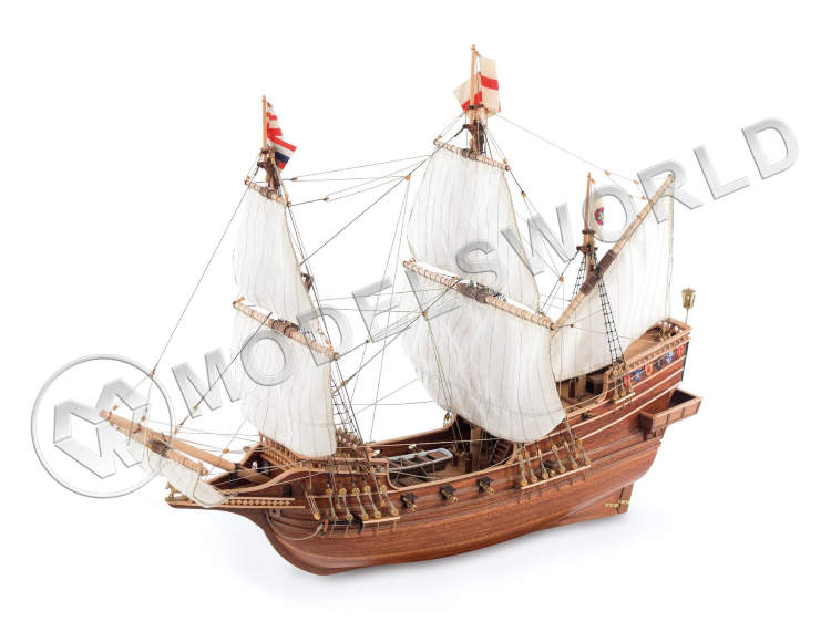 Набор для постройки модели корабля GOLDEN HIND. Масштаб 1:55 - фото 1