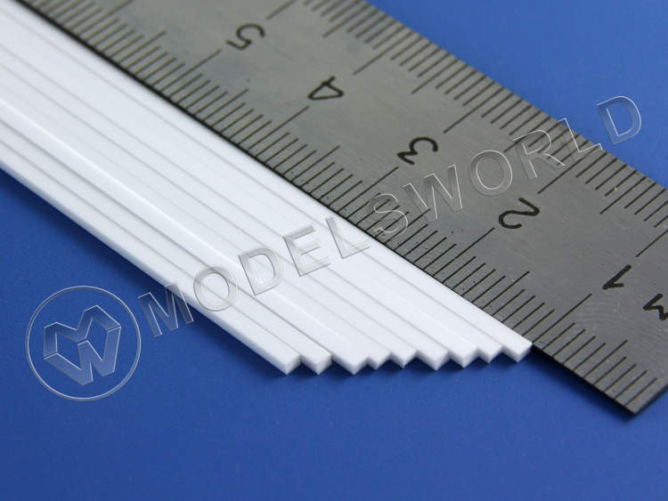 Полоска пластиковая 1.0х1.5 мм, 10 шт Полоска пластиковая 1.0х1.5 мм, 10 шт - фото 1