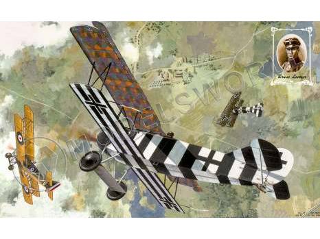 Склеиваемая пластиковая модель Fokker D.VII (Fokker-Built, early). Масштаб 1:48 Склеиваемая пластиковая модель Fokker D.VII (Fokker-Built, early). Масштаб 1:48 - фото 1